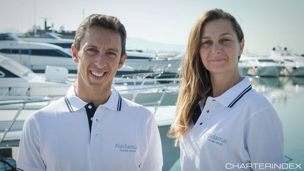 Luxury charter yacht crew for NADAMAS