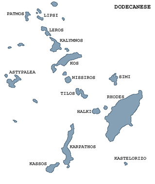 dodecanese map