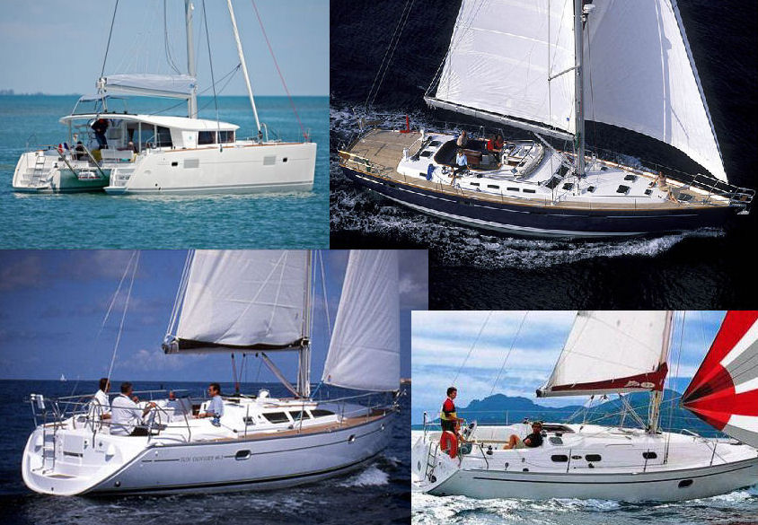 Charter barebaots with or without a skipper