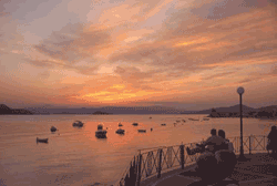 Coucher de soleil en Eub�e