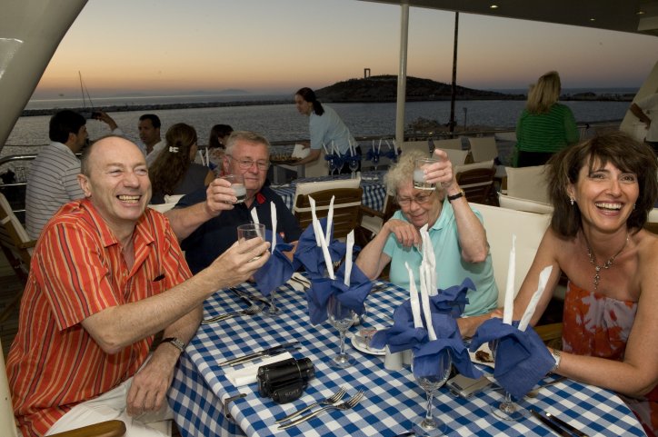 Harmony V Greek Night Onboard