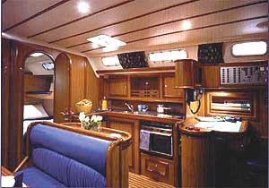 Interior view of Mykonos bound Christianna VI